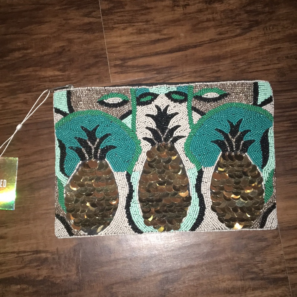 Missguided beaded clutch